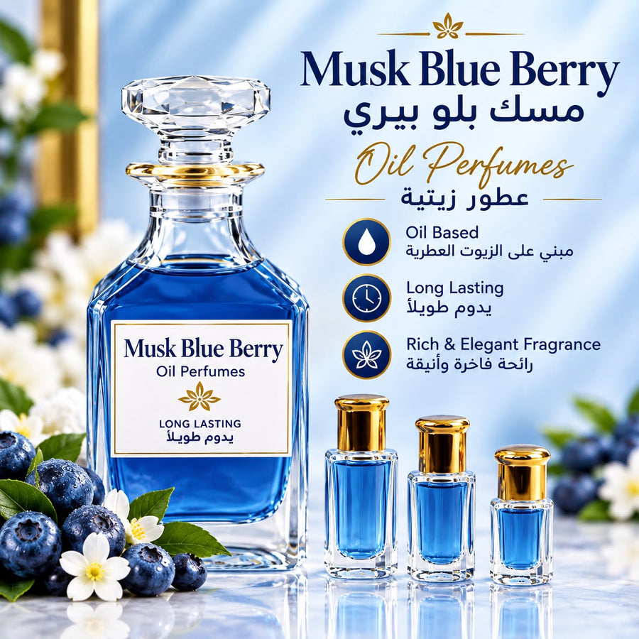 Musk Blue Berry Concentrated Oil Perfume