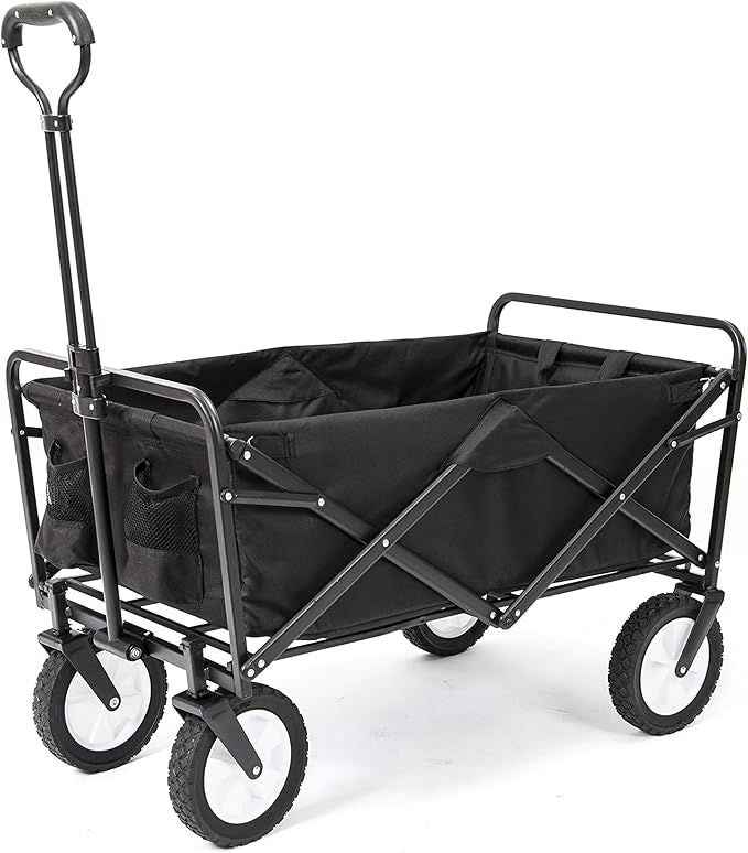 Collapsible Folding Outdoor Utility Wagon – Large Capacity, No Assembly