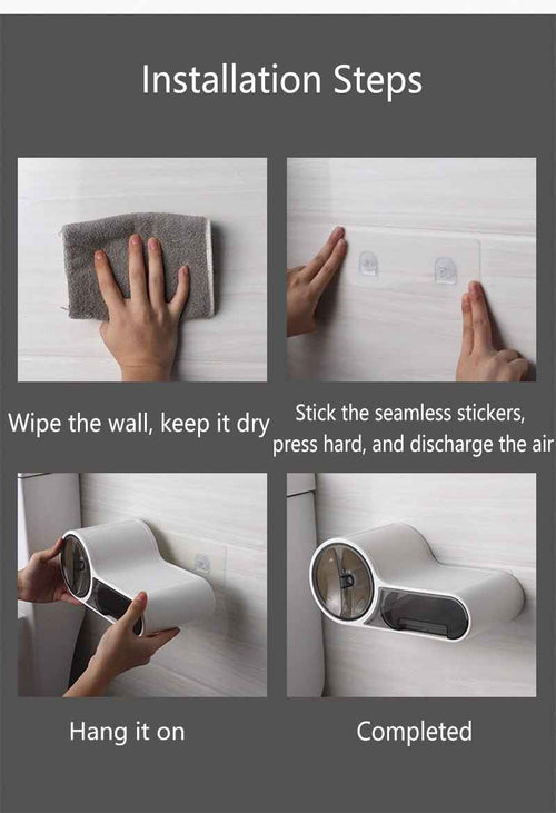Home Toilet Bathroom Roll Holder alternate view