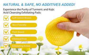 Turmeric & Kojic Acid Brightening Pads – Dark Spot & Hyperpigmentation Correction alternate view