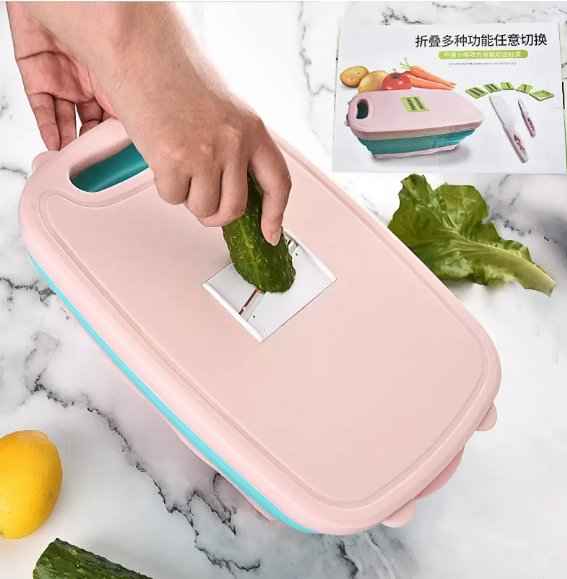 Vegetable Cutting Board Set with Peeler & Knife | Multi-Function Kitchen Prep Kit