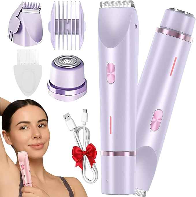 SilkySplash 2-in-1 Women's Electric Shaver & Trimmer | Waterproof Rechargeable