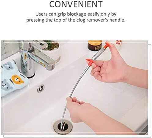 Drain Clog Remover Tool – Flexible Snake Hair & Debris Cleaner