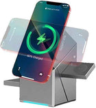 3-in-1 Magnetic Pop-up Wireless Charger – MagSafe Compatible Stand 3