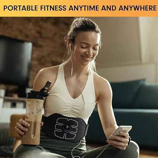 Abdominal Toning Belt – ABS Stimulator Workout Fitness Belt
