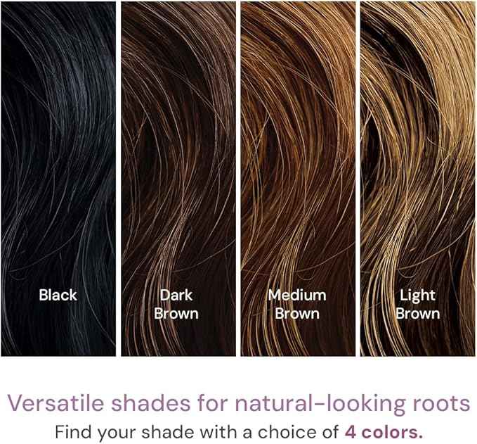 Style Edit Root Cover Up Stick – Black, Instant Touch-Up for Hair Roots