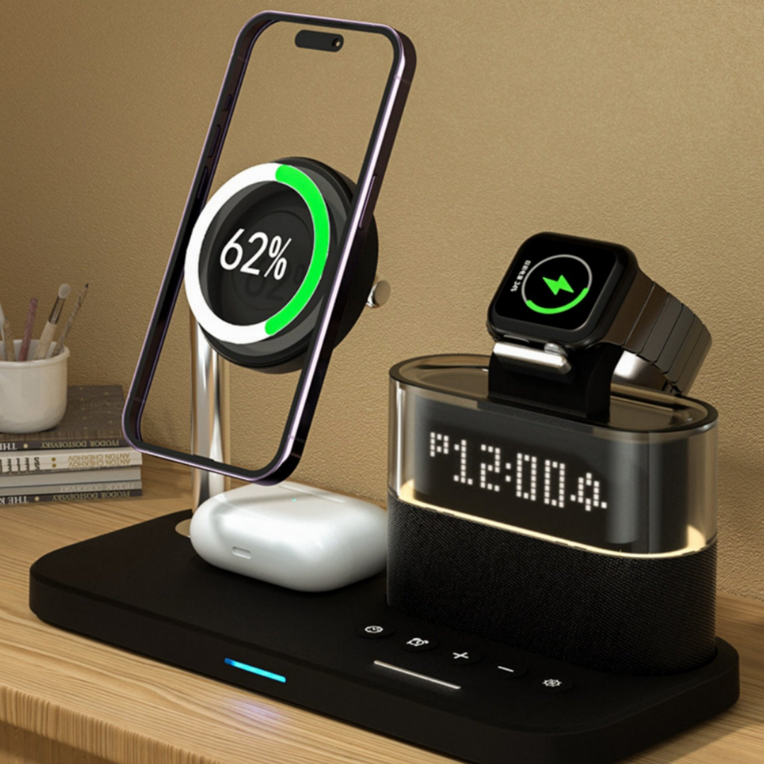 5-in-1 Wireless Charger night light mode