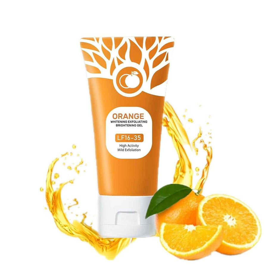 Orange Exfoliating Gel for Face & Body – Deep Pore Cleanse & Brightening