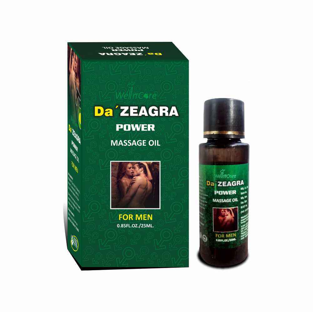 Pack of 2 Da' ZEAGRA Power Massage Oil – Men's Natural Vitality Oil