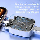 محول الشحن ذاتي الإخراج بمنفذ USB-C 6