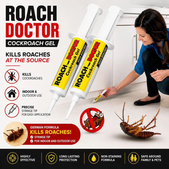 Cockroach Killer Gel – Fast-Acting Roach Bait (2 Pcs)