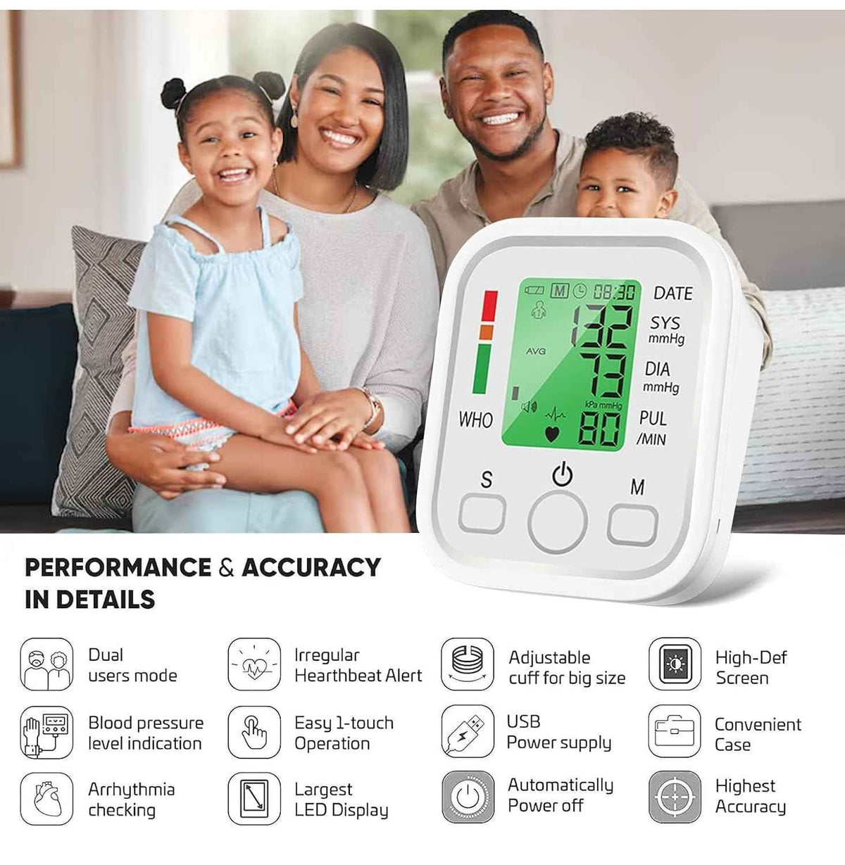 Automatic Digital Arm Blood Pressure Monitor