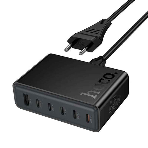 Hoco – 6-in-1 Fast Charger Hub USB-C Multi-Port alternate view