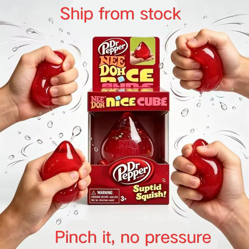 Nee Doh Nice Cube & Dream Drop Squishy Stress Toy | Soda Edition | ني دو لعبة ضغط