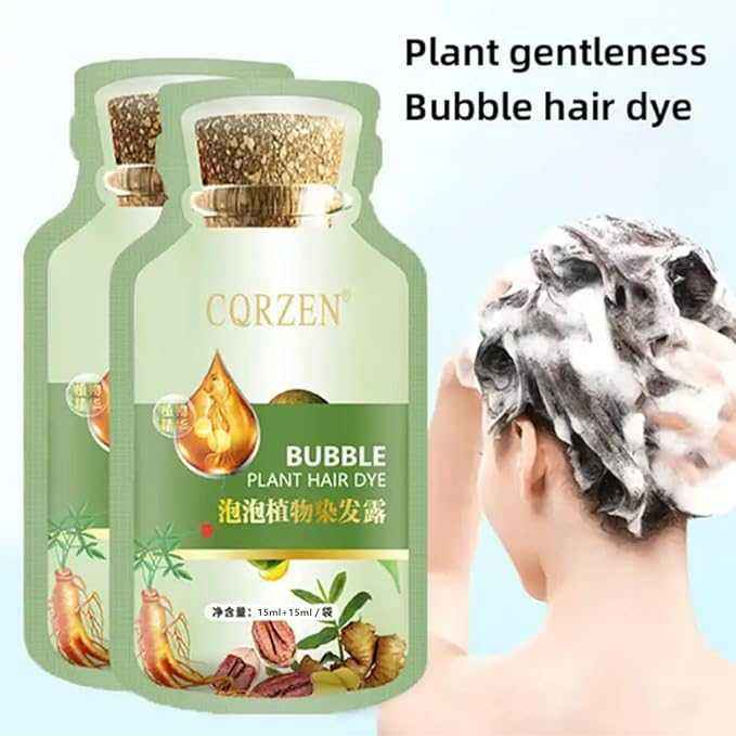 Bubble Plant Hair Dye – Natural Herbal Formula, Nourishing & Non-Irritating