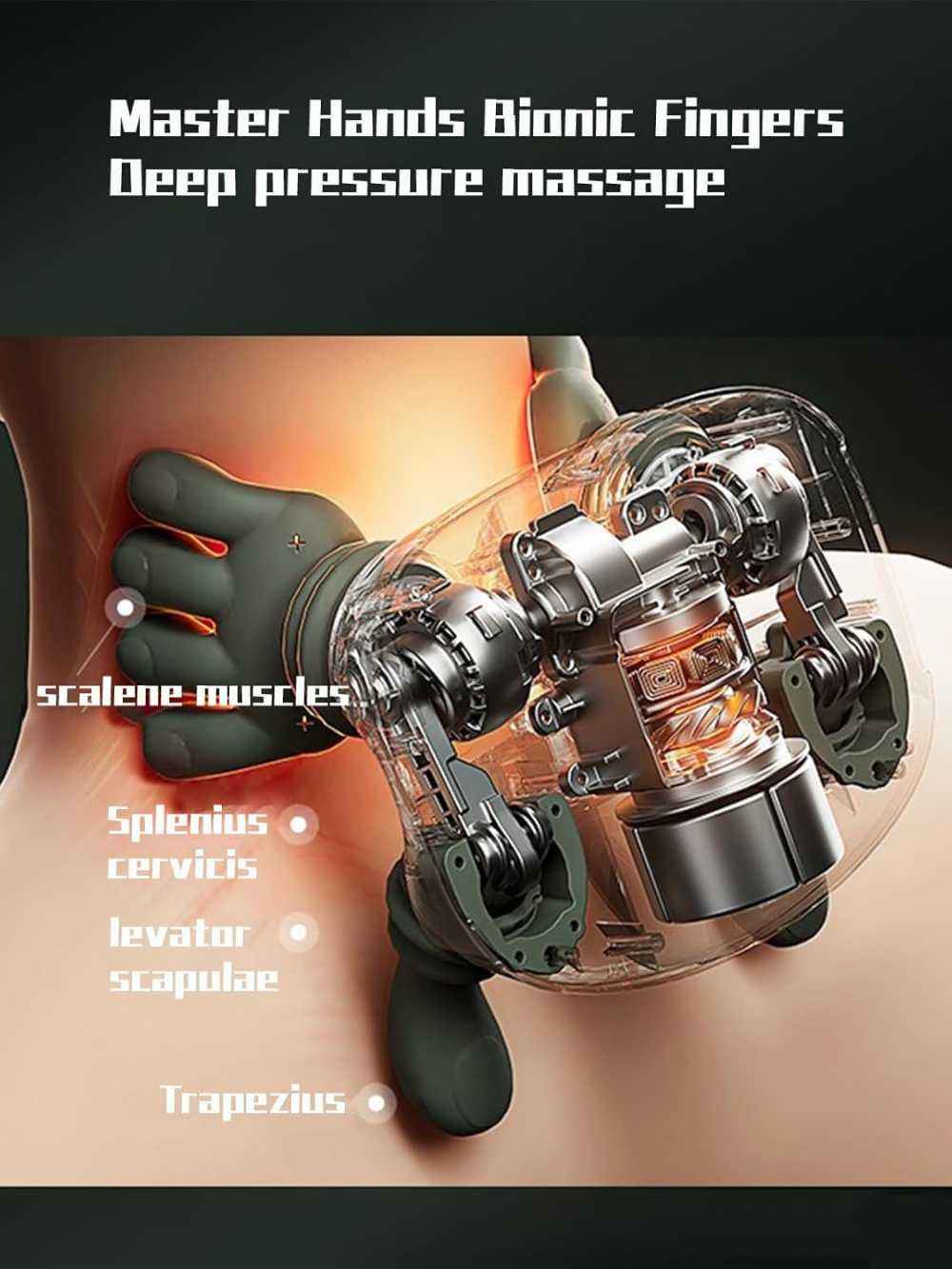 Neck and Back Massager for Pain Relief Deep Tissue