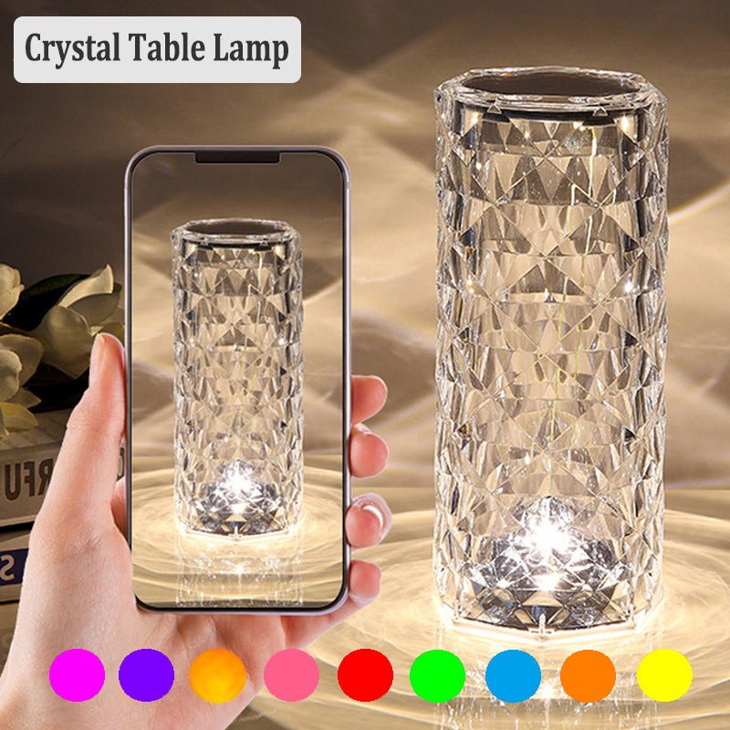Illuminate Your Space with the Stunning LED Crystal Table Lamp