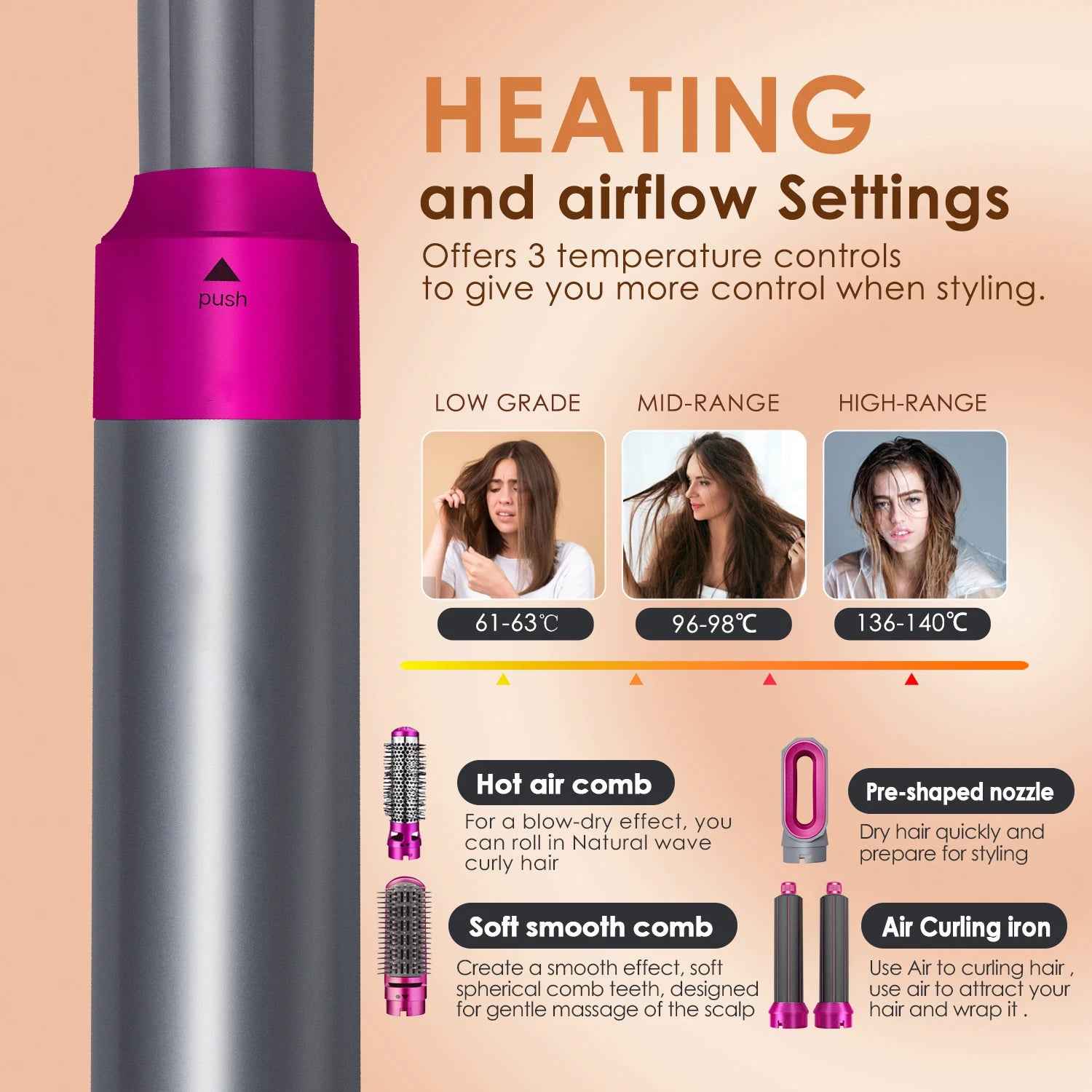 5 in 1 Hair Dryer Brush
