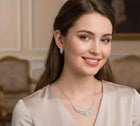 Crystal Leaf Jewelry Set 2