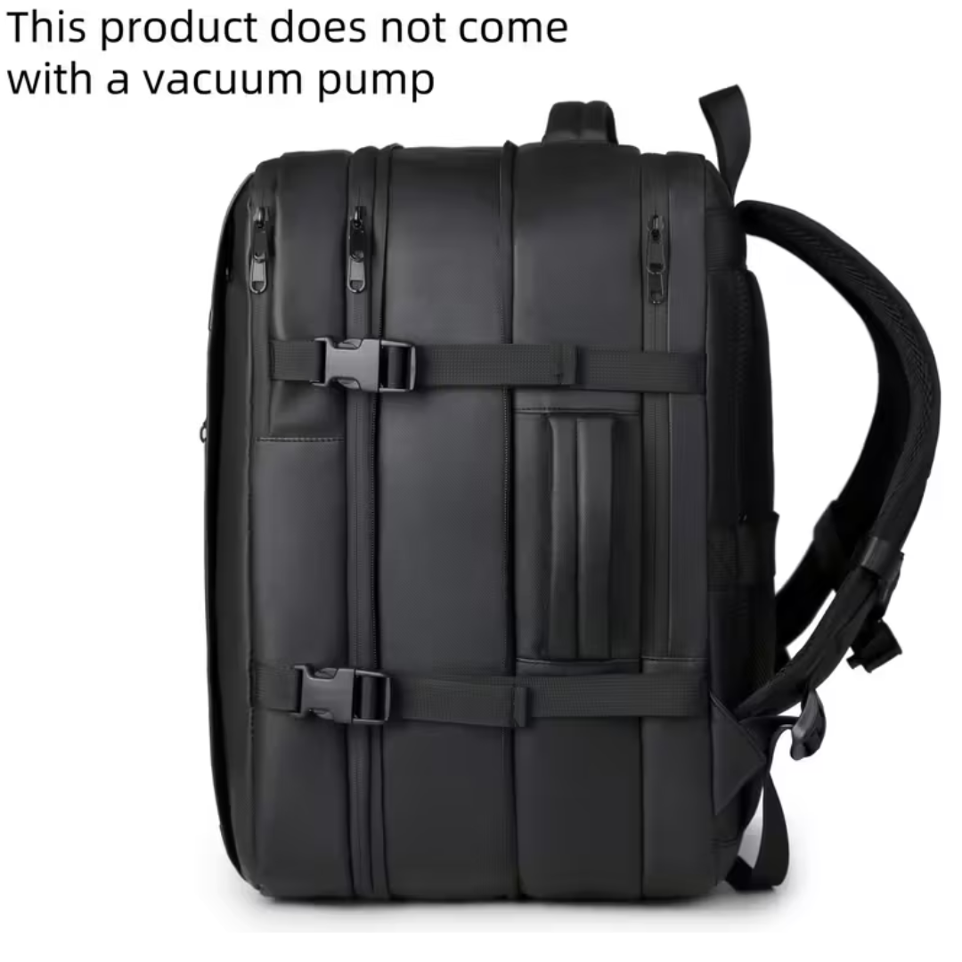 Traveling Bag Vacuum Compression With Air Pump Device 17-Inch Backpack, Waterproof Oxford Fabric - Majlismart