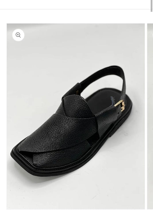 Single Sole Black Dotted