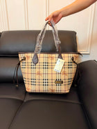 Burberry Inspired Tote Shopper Bag | Classic Check Design | 46×16×29cm 3
