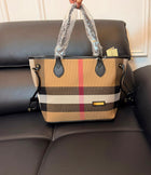 Burberry Inspired Tote Shopper Bag | Classic Check Design | 46×16×29cm 4