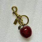 Coach Inspired Cherry Keychain | Glitter Resin Cherries & Gold Hardware | Bag Charm 4