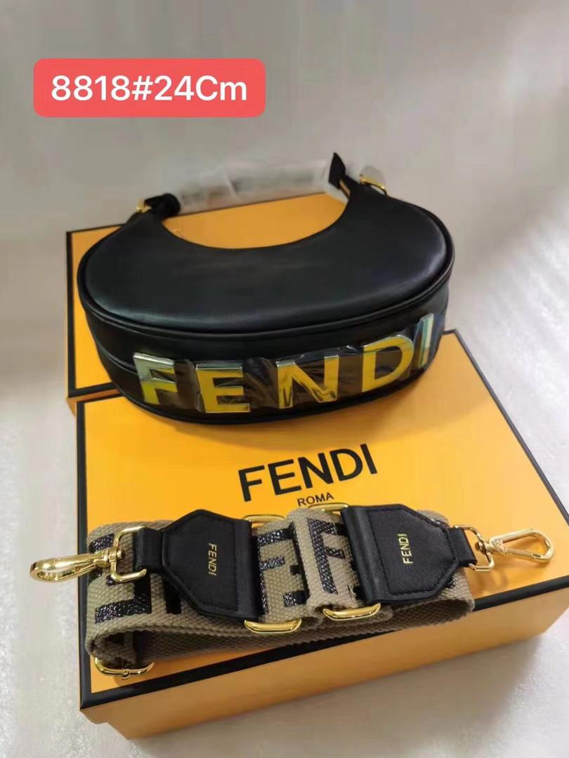 Fendi 8818 Inspired Handbag | Premium Structured Bag with Box | 24cm