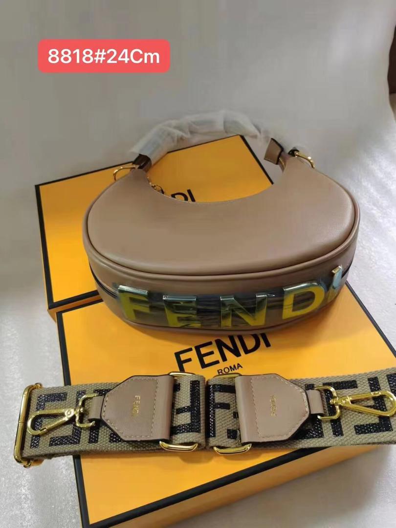 Fendi 8818 Inspired Handbag | Premium Structured Bag with Box | 24cm