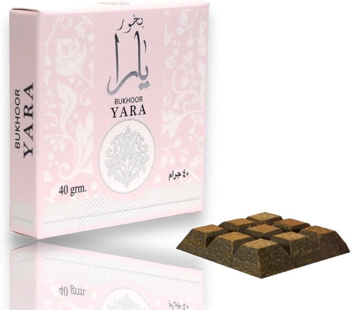 Bukhoor Yara by Lattafa – 40g | بخور يارا من لطافة – 40 غرام