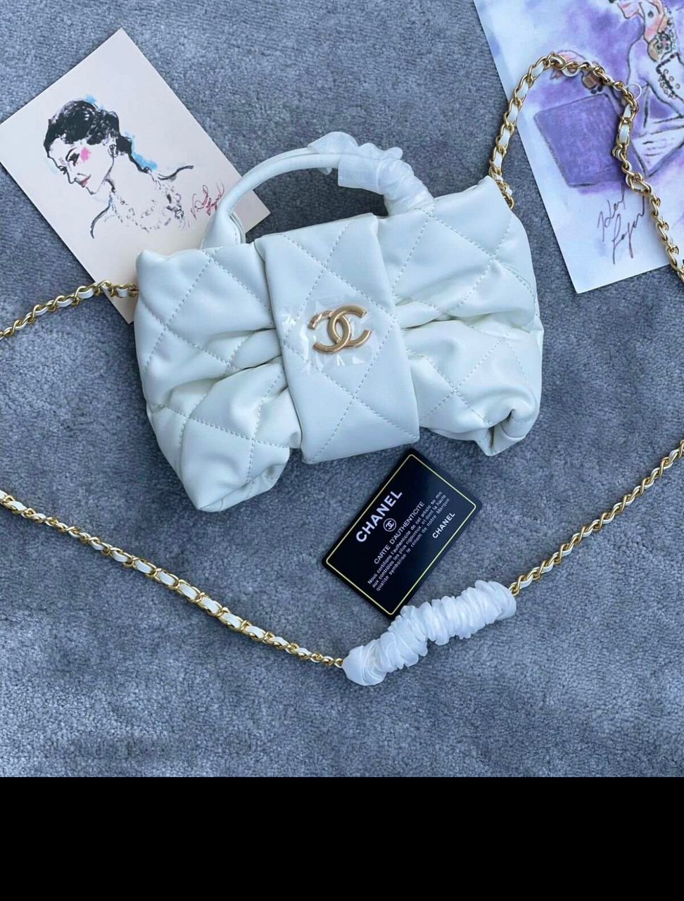Chanel Quilted Handle Bag | Classic Structured Bag | 24×5×15cm