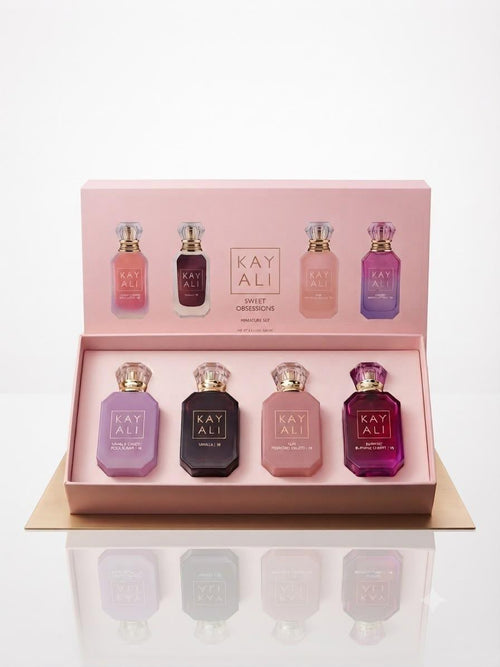 Kayali Sweet Obsessions Miniatures Set | 4-Piece Mini EDP Gift Set | طقم كيالي سويت أبسيشنز