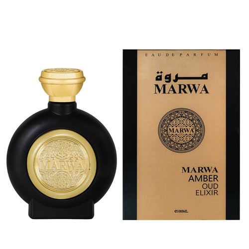 Marwa Amber Oud Elixir | Eau de Parfum 100ml | Luxury Oriental EDP | مروة عنبر عود إليكسير