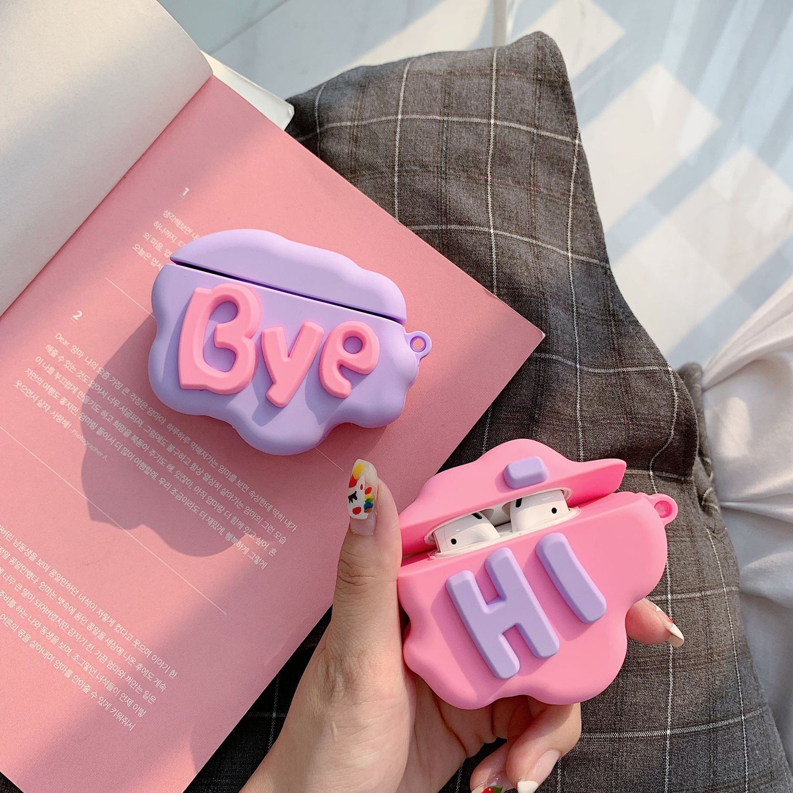 3D HI BYE AirPods 2 Case