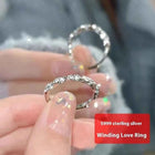 S999 Sterling Silver Love Ring 3