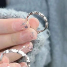 S999 Sterling Silver Love Ring 5
