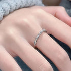 S999 Sterling Silver Love Ring 6