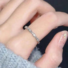 S999 Sterling Silver Love Ring 4