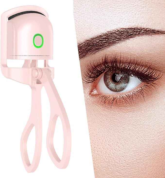 Heated Eyelash Curler – Electric, Long-Lasting Curl, No Crimping