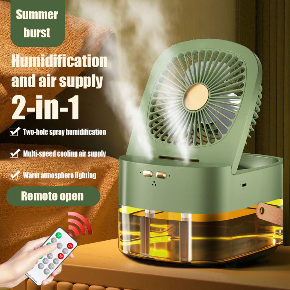 2-in-1 Humidifying Desk Fan