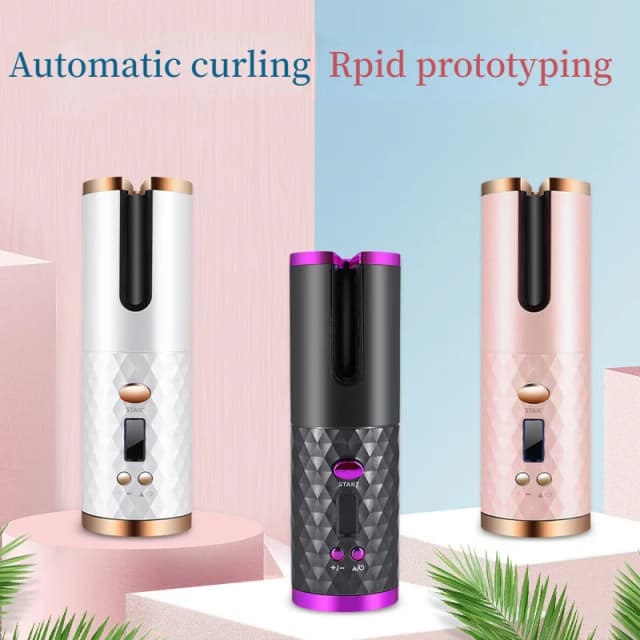 Automatic Hair Curler - 3 Color Options, USB Rechargeable