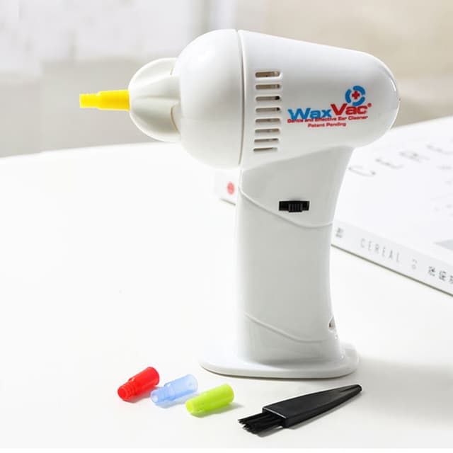 Portable Electric Ear Wax Vacuum Cleaner - Soft & Safe Tip