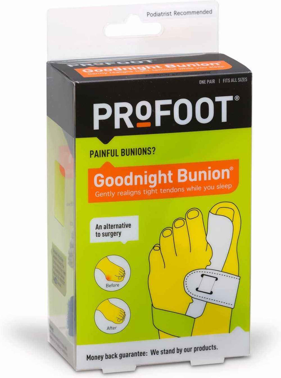 Profoot Goodnight Bunion Corrector – 1 Pair, Overnight Relief
