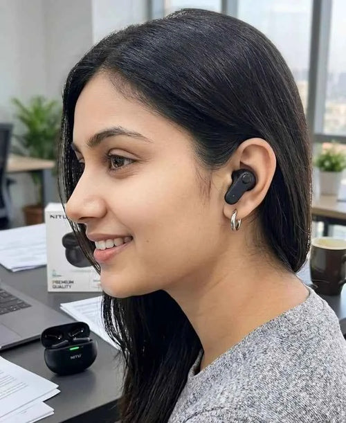 Nitu – سماعات أذن بلوتوث ثنائية المشغلات سماعات أذن TWS alternate view