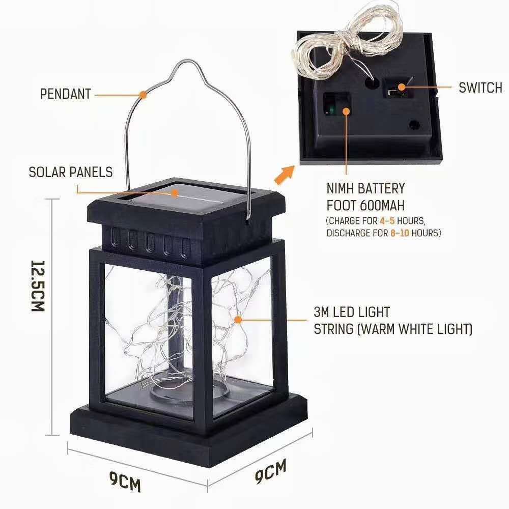 Solar LED Garden Lantern Light - Majlismart