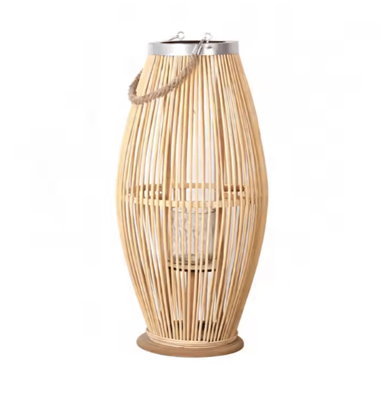 Rattan Woven Lantern Candle - Majlismart