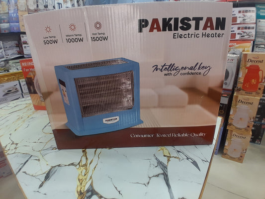 🔥 PAKISTAN Electric Heater – 1500W | 3 Heating Levels 🔥
Stay warm and comfortable this winter with a high-quality heater that delivers fast and reliable heating!

✨ Key Features:
• 3 Heat Settings:

Low Heat: 500W
Warm Heat: 1000W
Hot Heat: 1500W