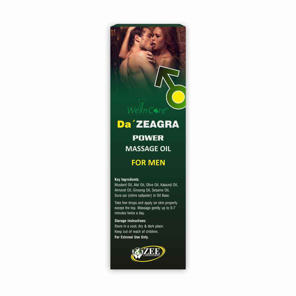 Pack of 2 Da' ZEAGRA Power Massage Oil – Men's Natural Vitality Oil